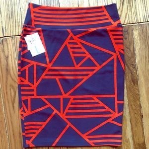 Geometric Cassie Pencil Skirt